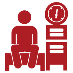 Time money, clock, money icon