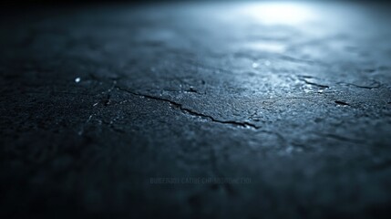 Obraz premium Abstract Blue Concrete Surface with Crack