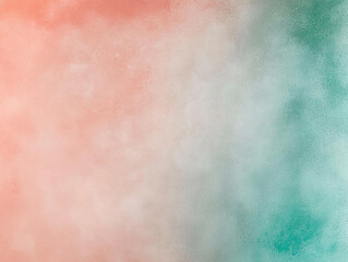 Fototapeta premium Abstract gradient background featuring soft hues of coral and teal, suitable for artistic designs