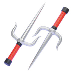 PNG 3D sai illustration isolated on a white background