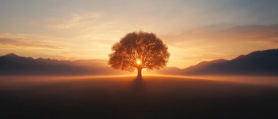 Tree of Life at Sunset