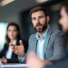 business people in a meeting