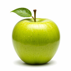 Green apple isolated on white