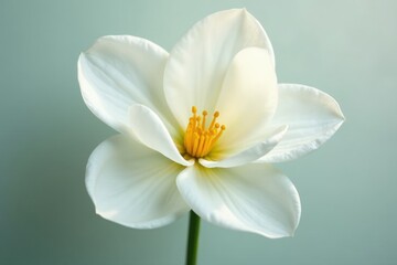 Fototapeta premium Delicate white Oldenlandia capitellata petals unfolding, flowers, petals, unfolding