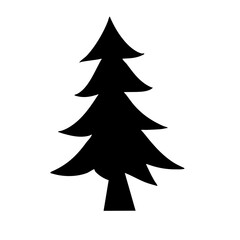 various christmas tree silhouette
