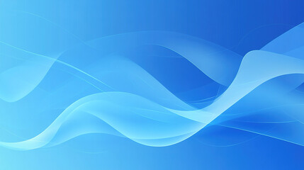 Gradient Blue Wave Background