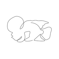 line art aquarium fish