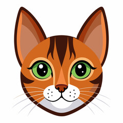 Vector illustration of a cat