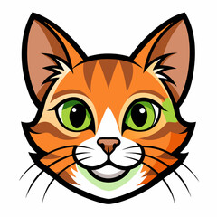 Vector illustration of a cat