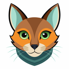 Vector illustration of a cat