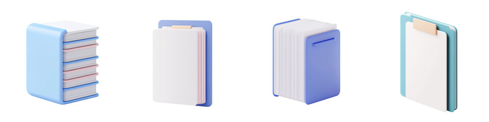 Neatly arranged filing system with color coded folders books and documents on wooden shelves in an office or study space representing organization information management and education