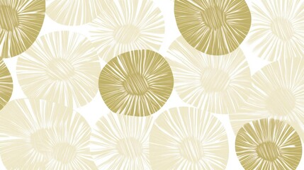 Abstract Graphic Design Pattern with Circular Shapes
