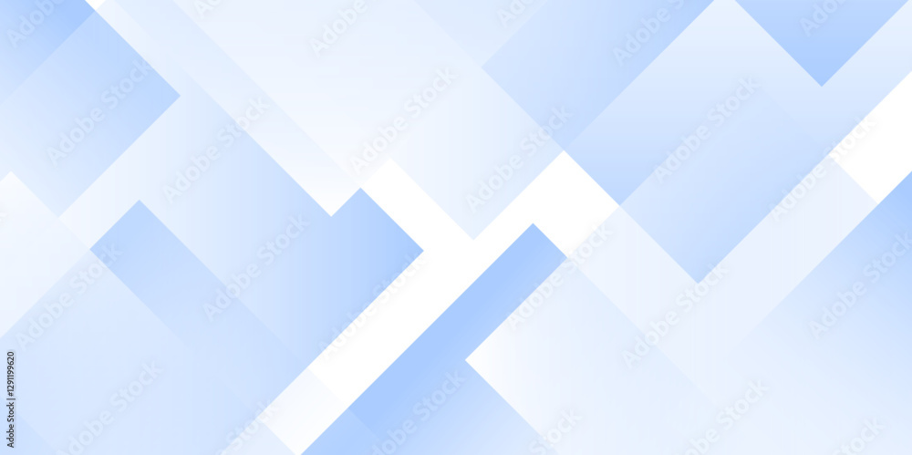 Poster Abstract tringle geometric background. abstract blue and white gradient geometric shape overlapping layer background. Designed for banner poster, wallpaper, presentation Vector illustration design.	