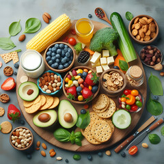 vegetables and fruits