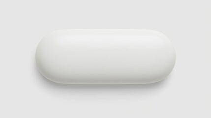 White Oval Pill Studio Shot, Healthcare Packaging
