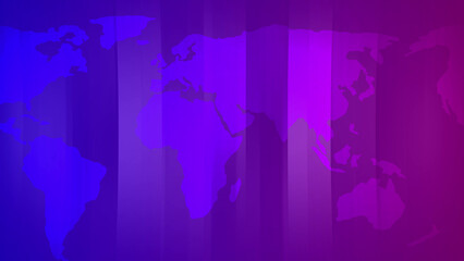 breaking news illustration background with circular shapes and earth globe