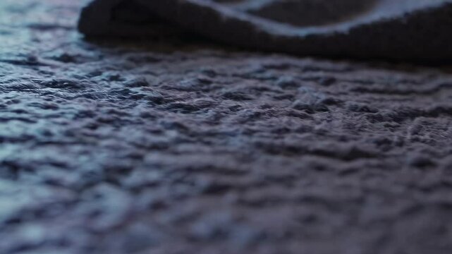 close up of a knitted wool sweater