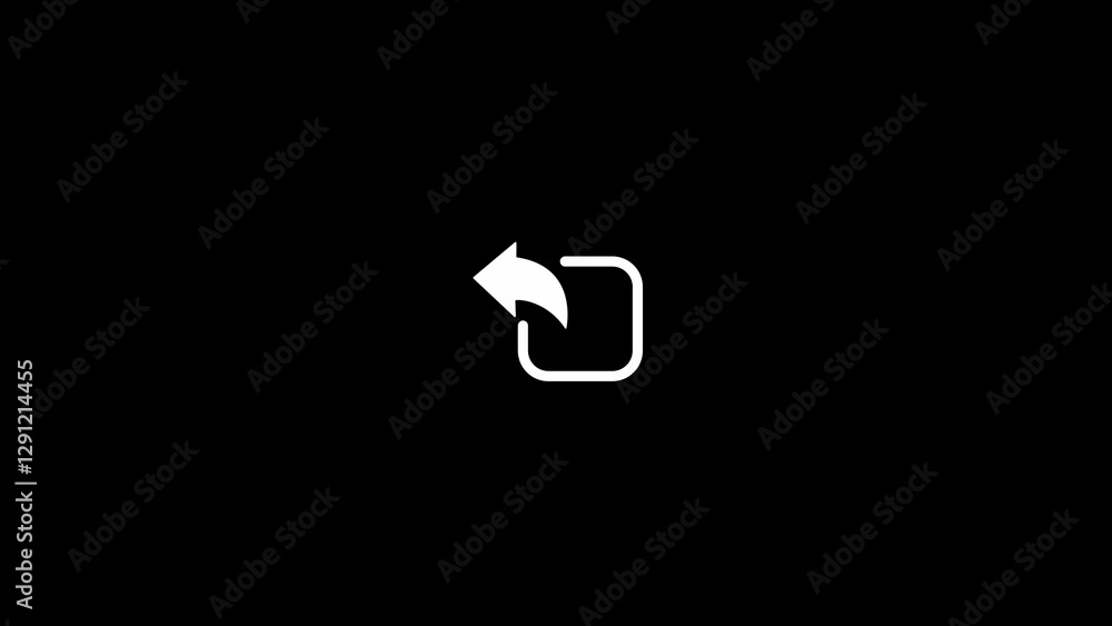 Aufkleber share icon, simple design web and mobile app sharing sign animation.
