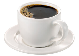 xícara de café expresso isolado em fundo transparente