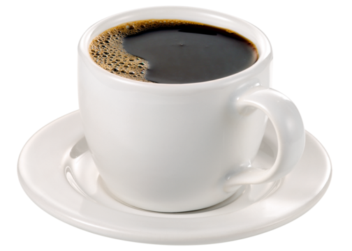 xícara de café expresso isolado em fundo transparente