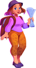 Tourist with Backpack