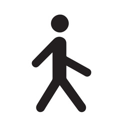 walk exercise men vector