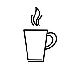 Cup line icon

