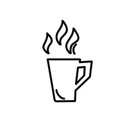 Cup line icon
