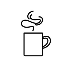 Cup line icon
