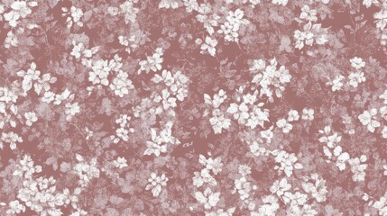 Beautiful Vintage Floral Pattern Design for Fabric or Wallpaper