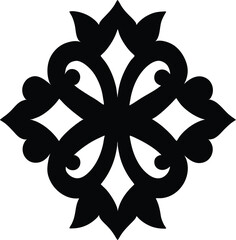 Vintage deco frame and border. Abstract decoration element object