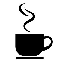 Coffee cup vector icon

