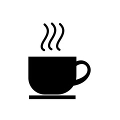 Coffee cup vector icon
