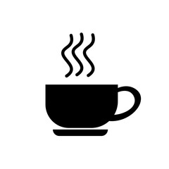 Coffee cup vector icon
