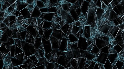 Stunning Fractured Ice Pattern, A Crystalline Winter Design
