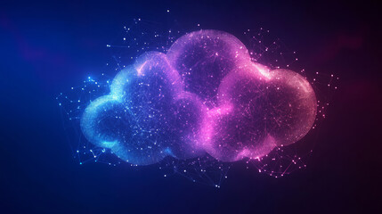 Digital cloud visualization abstract background graphic design futuristic environment artistic viewpoint data representation