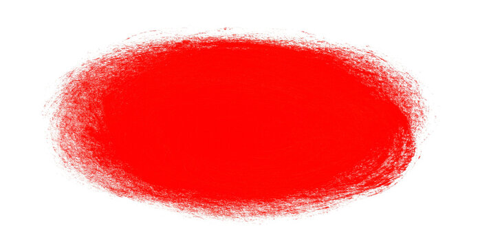 Roter gemalter Hintergrund mit ovaler Form