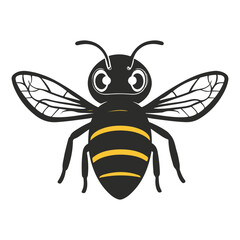 Fototapeta premium Bee Robot Logo Futuristic and Modern Design Robotic Bee Logo Tech-Inspired Branding Bee and Robot Logo Vector Innovative and Unique