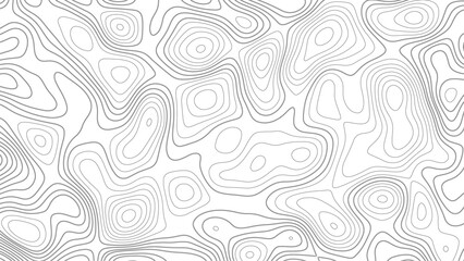 white topographic lines background contour lines wallpaper. Abstract modern white and black topographic contour map wavy line, digital print terrain lines texture white background.