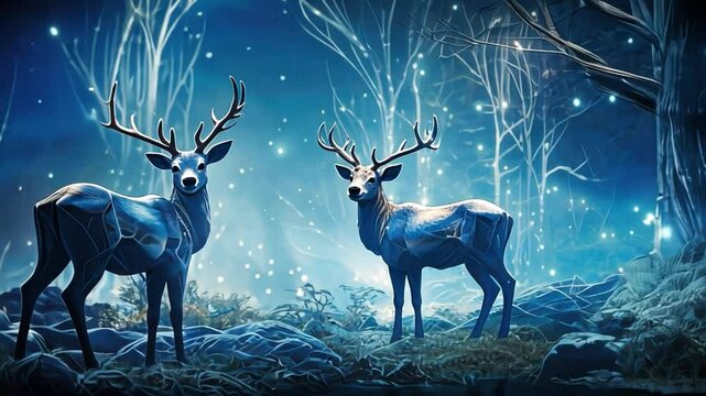 deer in the forest