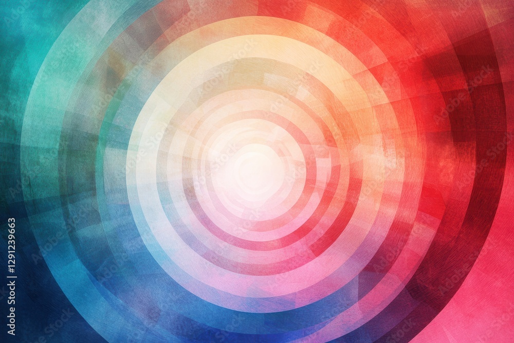 Poster cosmic swirling colors in abstract digital art creating an ethereal atmosphere