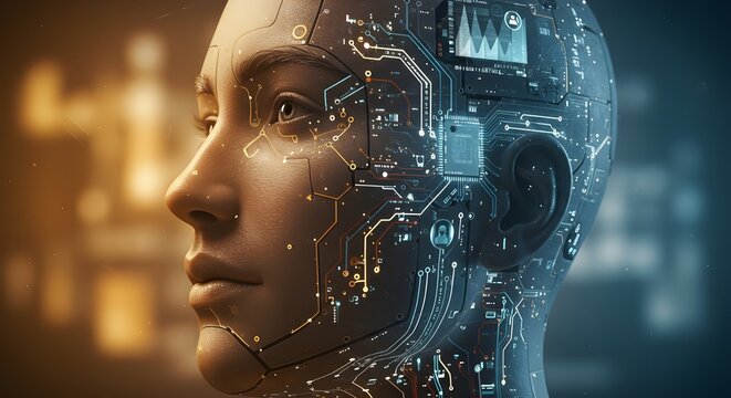 IA generativa: estilo de vida futuro de la tecnolog&iacute;a del hombre, marketing digital IOT internet de la futura tecnolog&iacute;a de chatbot de IA
