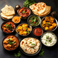 Indian Food Platter: Dishes & Recipes