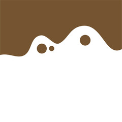 Liquid coffee background
