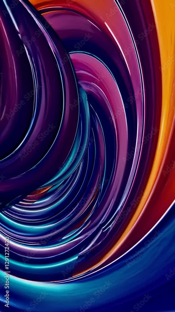 Poster abstract background with spiral