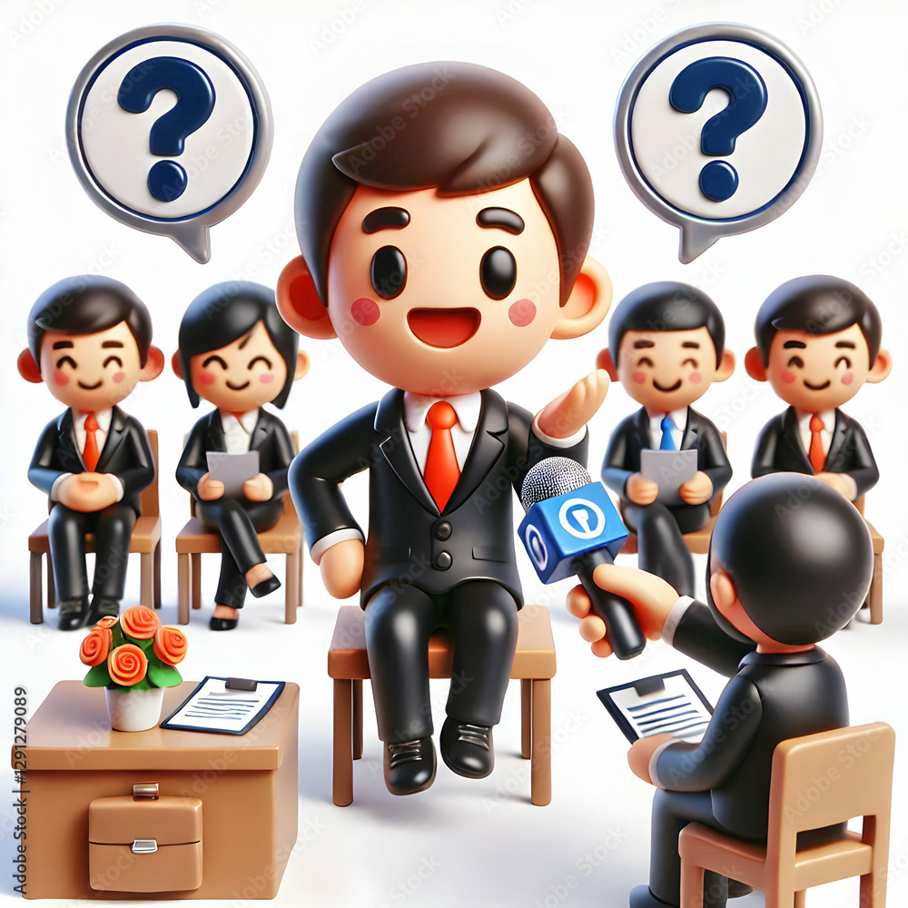 Poster mastering 3d interview techniques: confidently impress hiring panels with professional answers