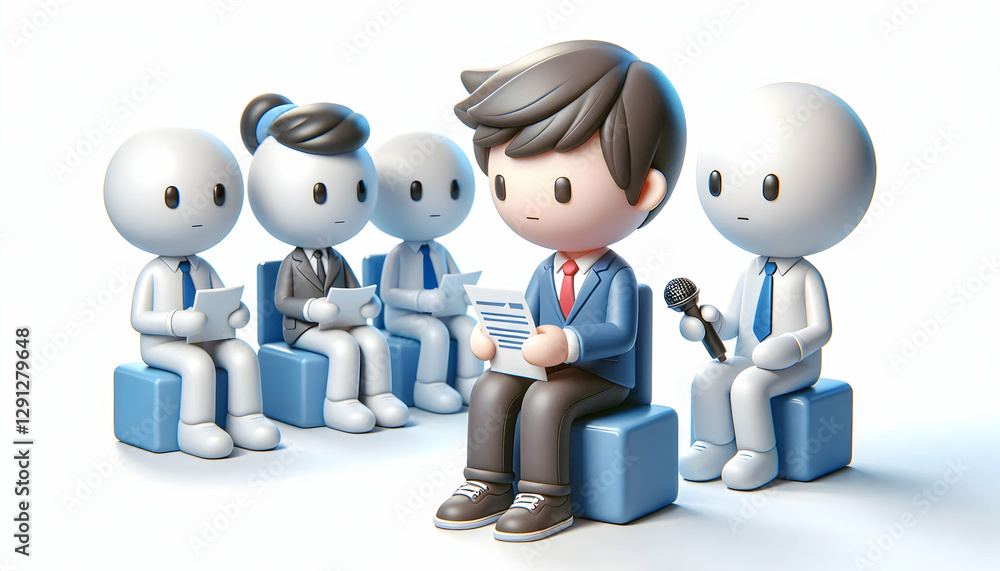 Poster mastering 3d interview skills: how practicing mock interviews with friends boosts your confidence an