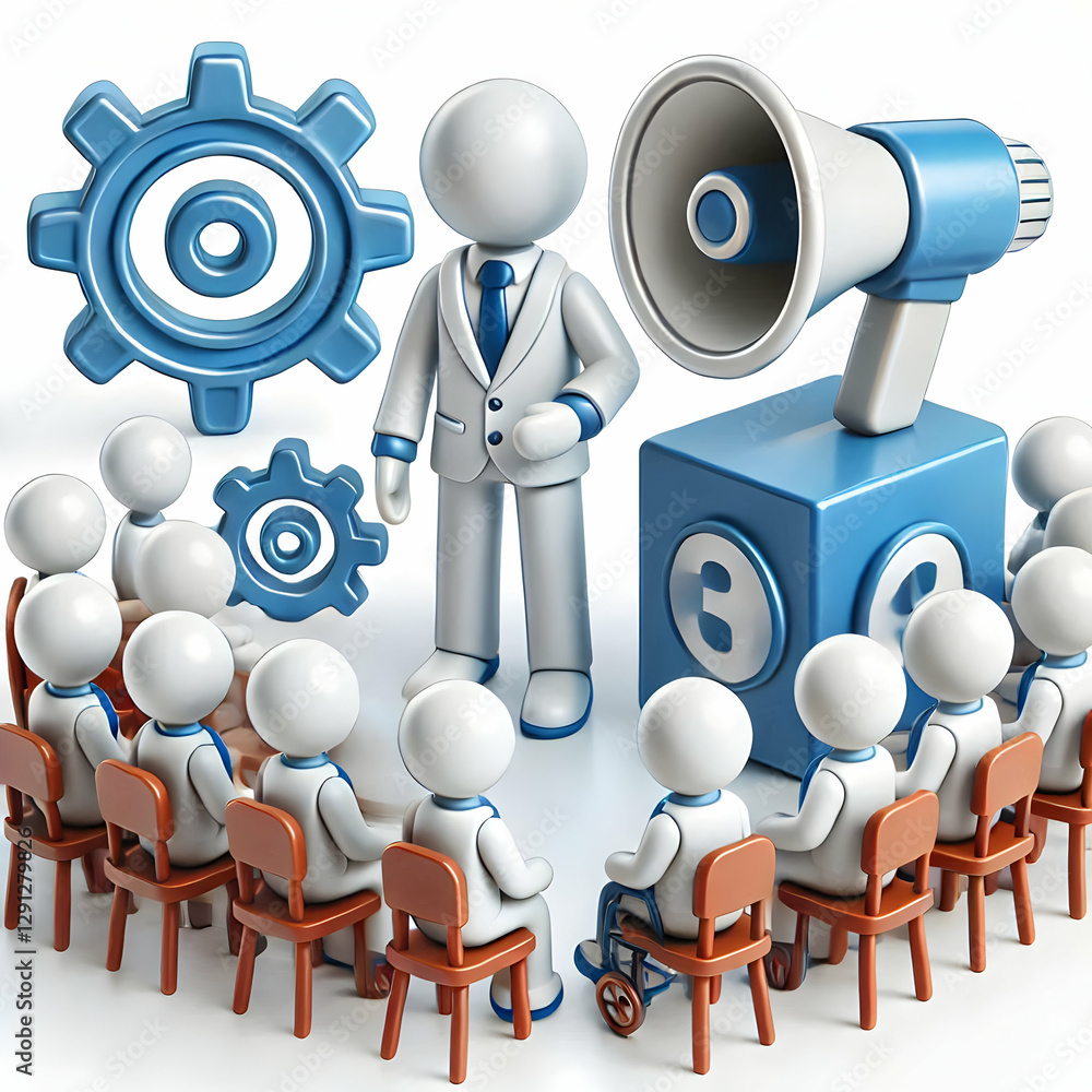 Poster mastering 3d interviews: crafting a strategic presentation to showcase your skills and align with em