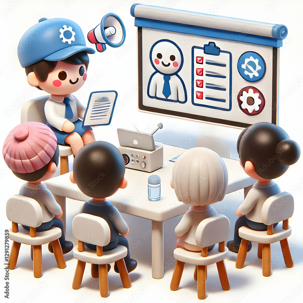 Poster mastering 3d interviews: presenting with confidence and communication skills in evaluations