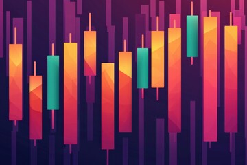 Fototapeta premium Startup Competition Analysis Business Trends in Financial Markets Digital Visualization Dynamic Environment Data-Driven Insights